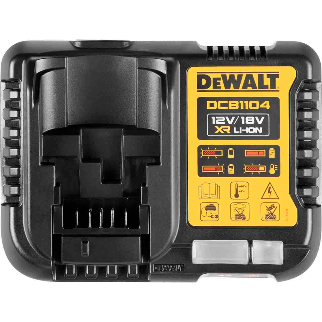 Набір акумулятор + зарядний пристрій DeWALT 10,8 - 54V, 4A, 18V XR Li-Ion, 2x4Ah (DCB1104M2) - зображення 3