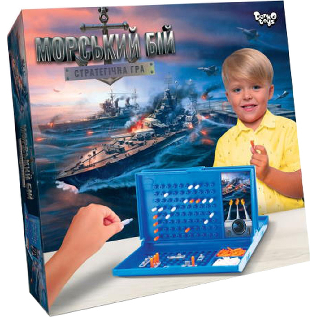 Настільна гра Danko Toys Морський бій (Danko Toys) (укр.) (G-MB-01U) - зображення 1