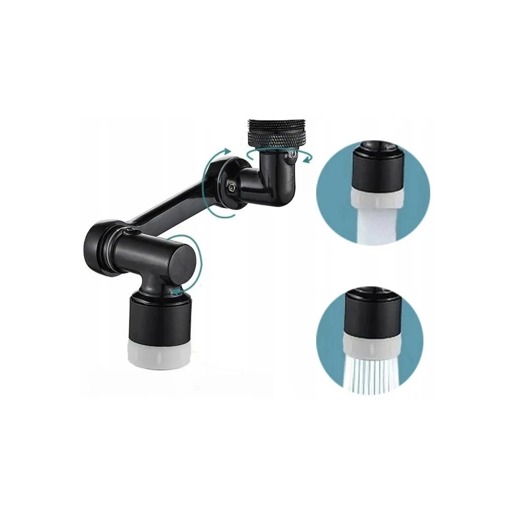 Аератор для змішувача Noveen XL1059 Black з поворотом 1080° - зображення 3