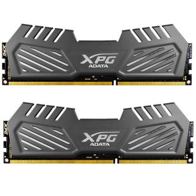 Модуль пам'яті для комп'ютера DDR3 16GB (2x8GB) 2400 MHz XPG V2-HS Gray ADATA (AX3U2400W8G11-DMV) - зображення 1