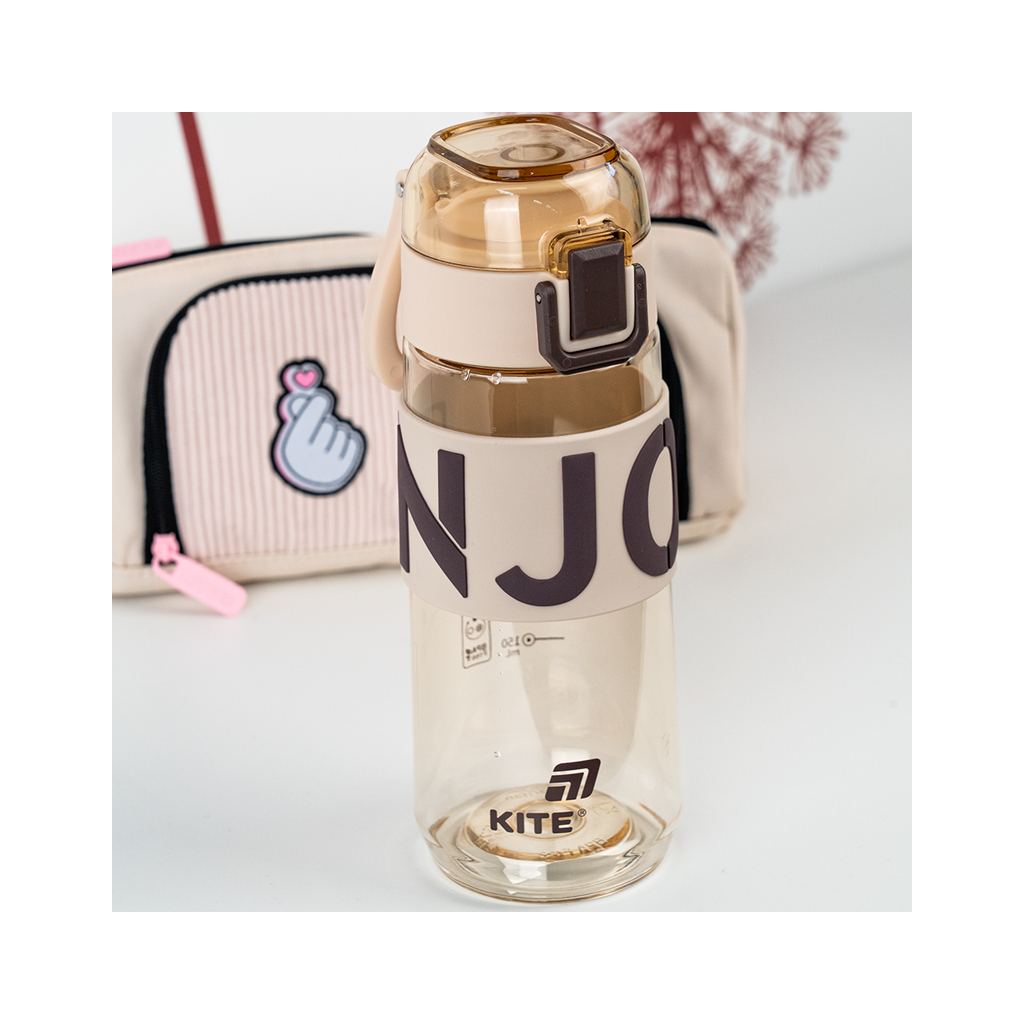 Пляшка для води Kite 550 мл коричнева (K25-1232-3) - зображення 7