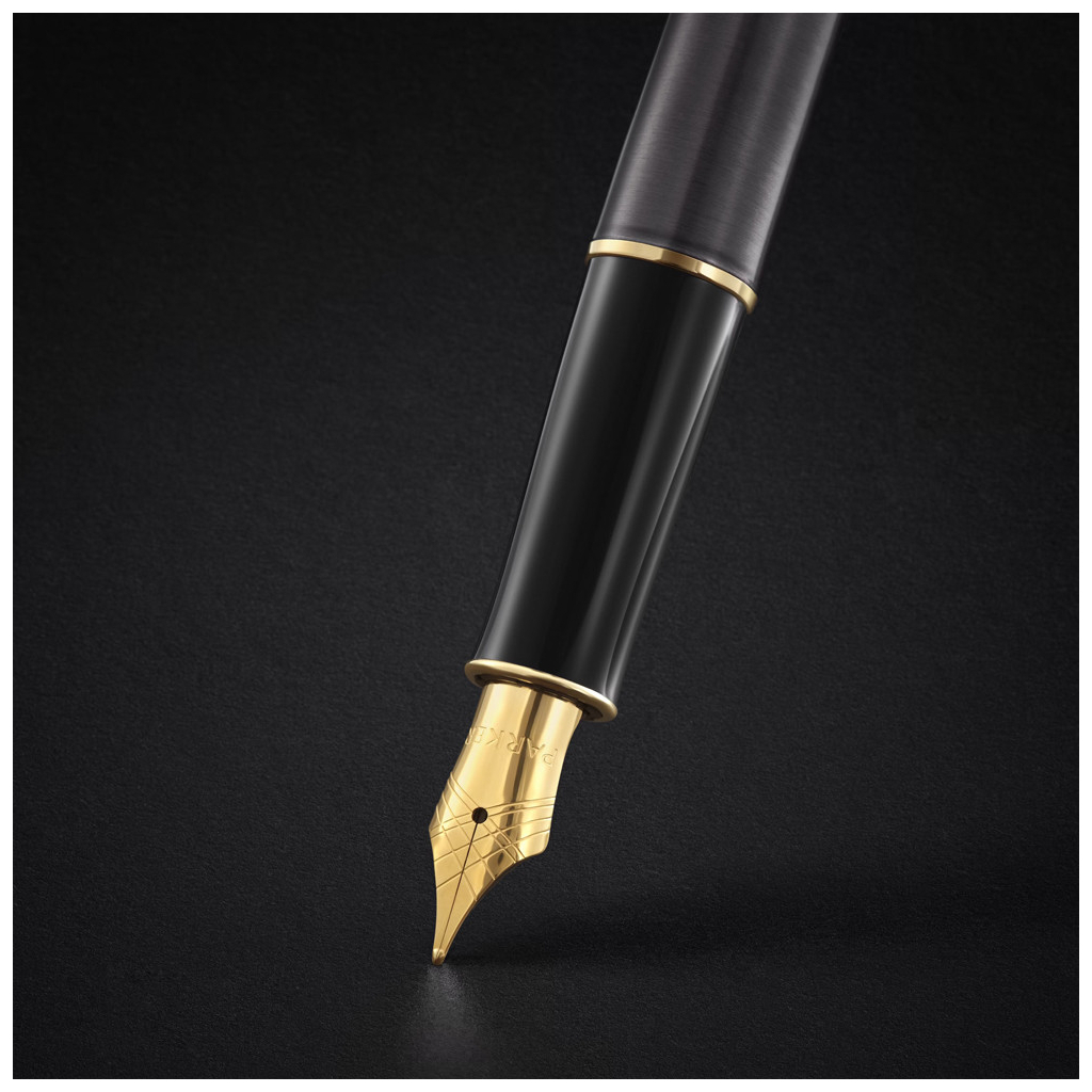 Ручка пір'яна Parker SONNET 17 Grey Lacquer GT FP F (86 415) - изображение 7