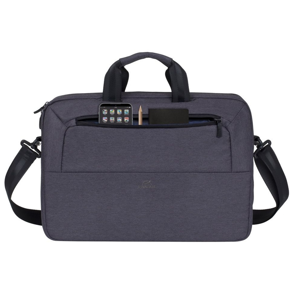 Сумка для ноутбука RivaCase 15.6" 7730 Suzuka, Black (7730Black) - зображення 9