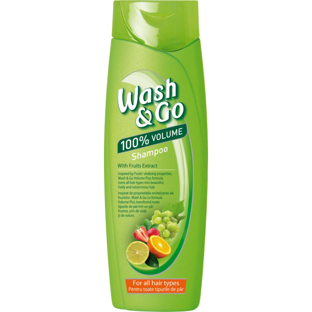 Шампунь Wash&Go з екстрактами фруктів для всіх типів волосся 360 мл (8008970056777) - зображення 1