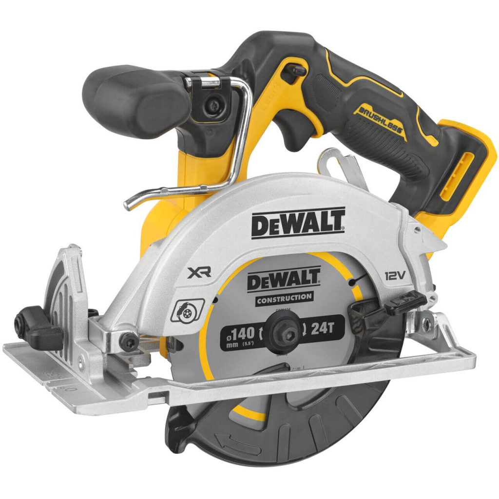 Дискова пила DeWALT 12В XR Li-lon, безщіткова, диск 140х20 мм, 2.2 кг, кейс TSTAK (без АКБ та ЗП) (DCS512NT) - зображення 1