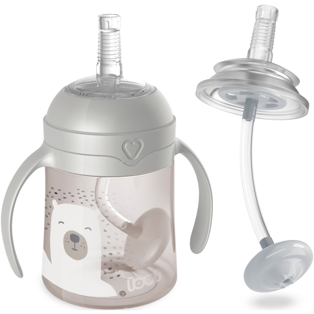 Поїльник-непроливайка Lovi Buddy Bear з трубочкою та обтяжувачем 150 мл (35/360) - зображення 3