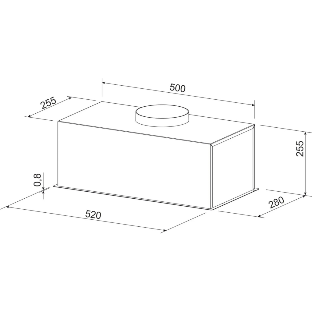 Витяжка кухонна GRANADO Palamos 2613-1200 White (GCH1526355) - зображення 10