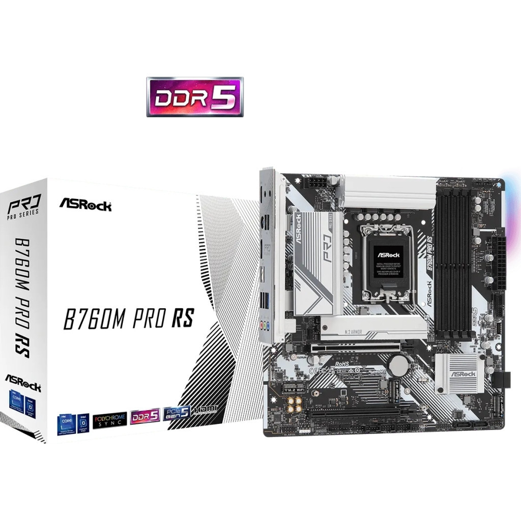 Материнська плата ASRock B760M PRO RS - зображення 6