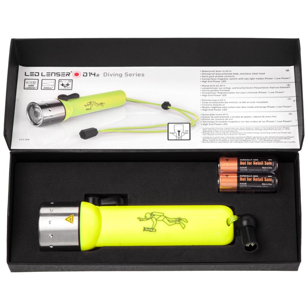 Ліхтар LedLenser D14, подводный, 400/60 (9114) - зображення 5