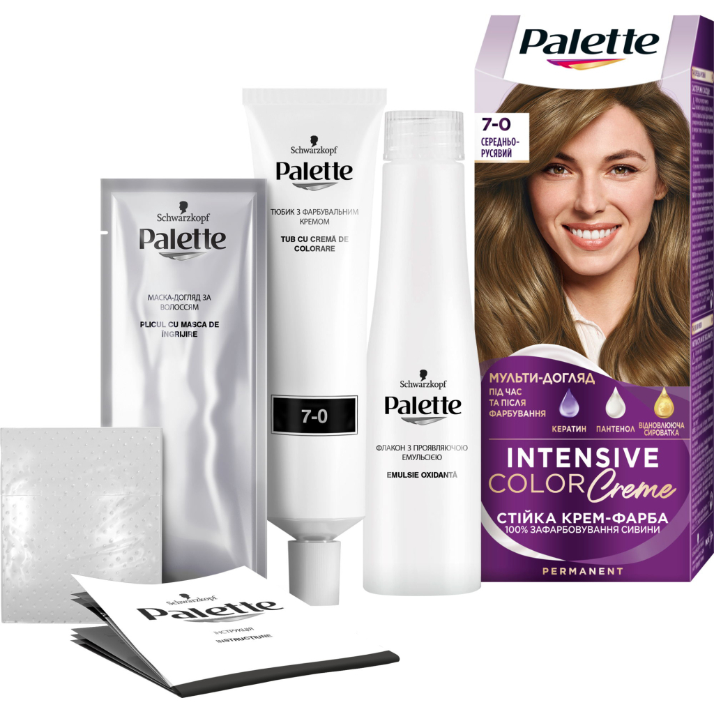 Фарба для волосся Palette 7-0 Середньо-русявий 110 мл (3838905551603) - изображение 2
