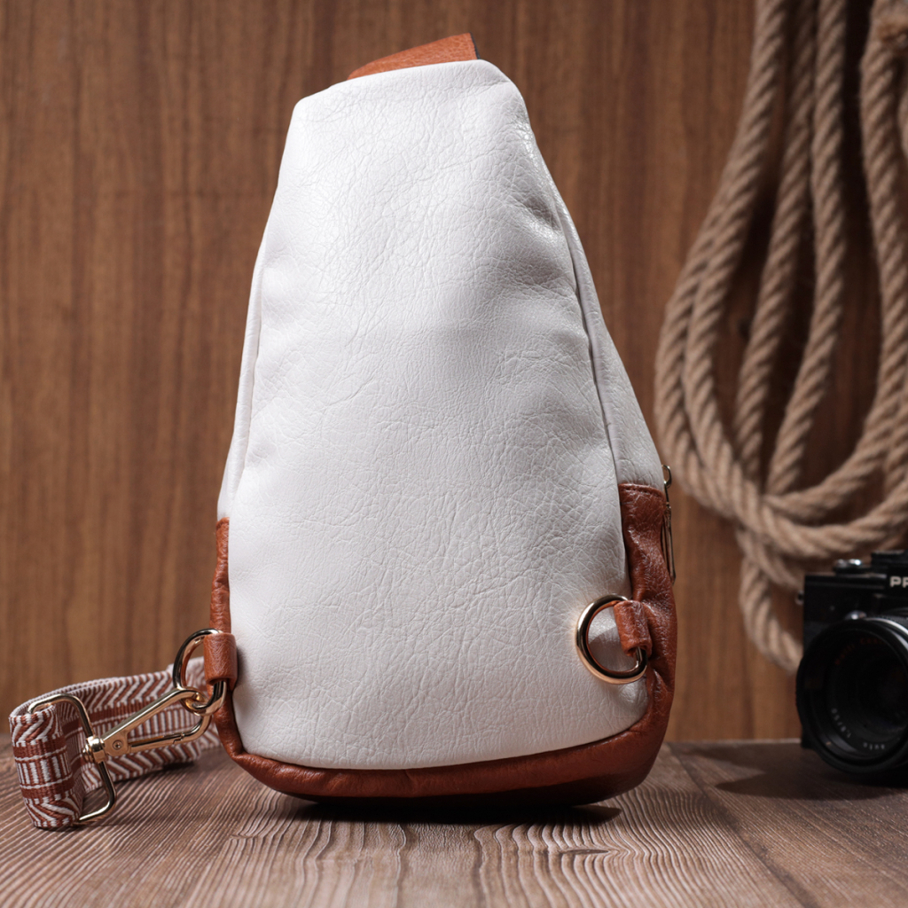 Сумка Vintage Жіноча через плече з екошкіри Біла (22779) - зображення 11