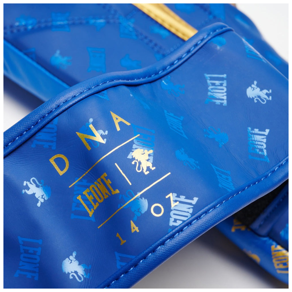 Боксерські рукавички Leone GN220 DNA Blue 10 унцій (GN220_Blue_10oz) - зображення 9