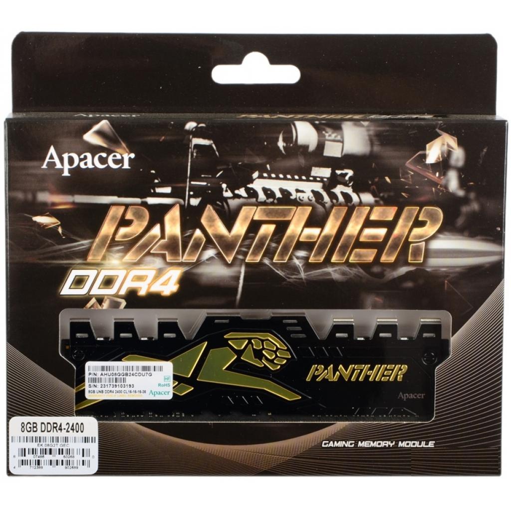 Модуль пам'яті для комп'ютера DDR4 8GB 2400 MHz Apacer (AHU08GGB13CGT7G) - зображення 4