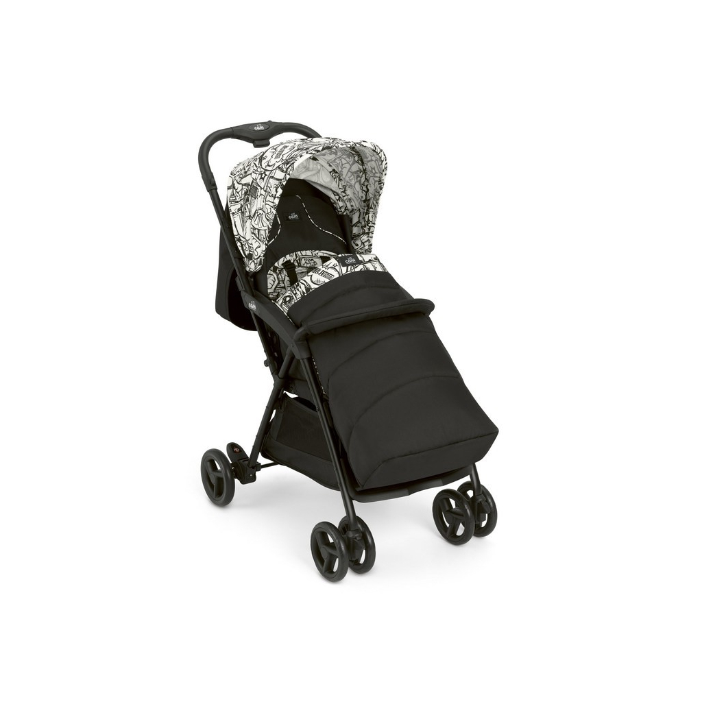 Коляска Cam Curvi чорно-біле графіті (831/136) - зображення 1