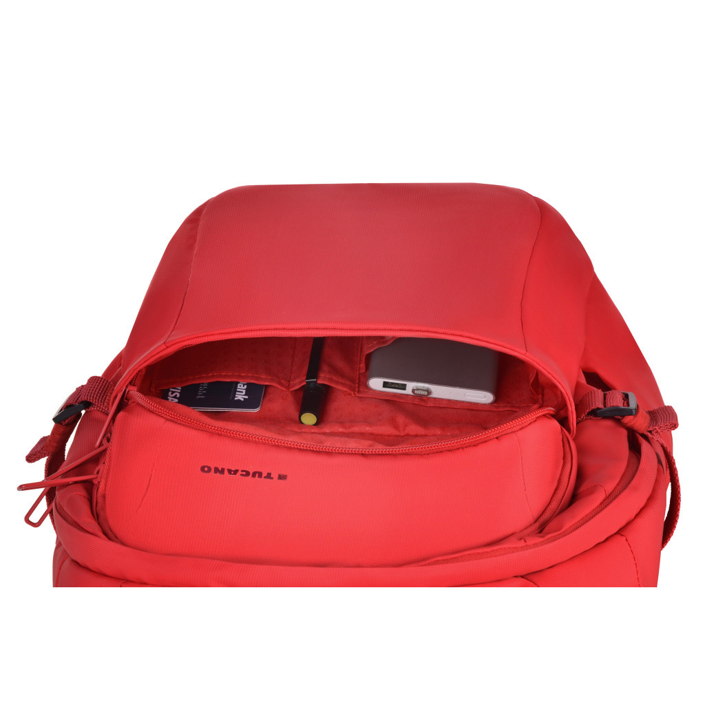 Рюкзак для ноутбука Tucano 16" Bravo Red (BKBRA-R) - зображення 11