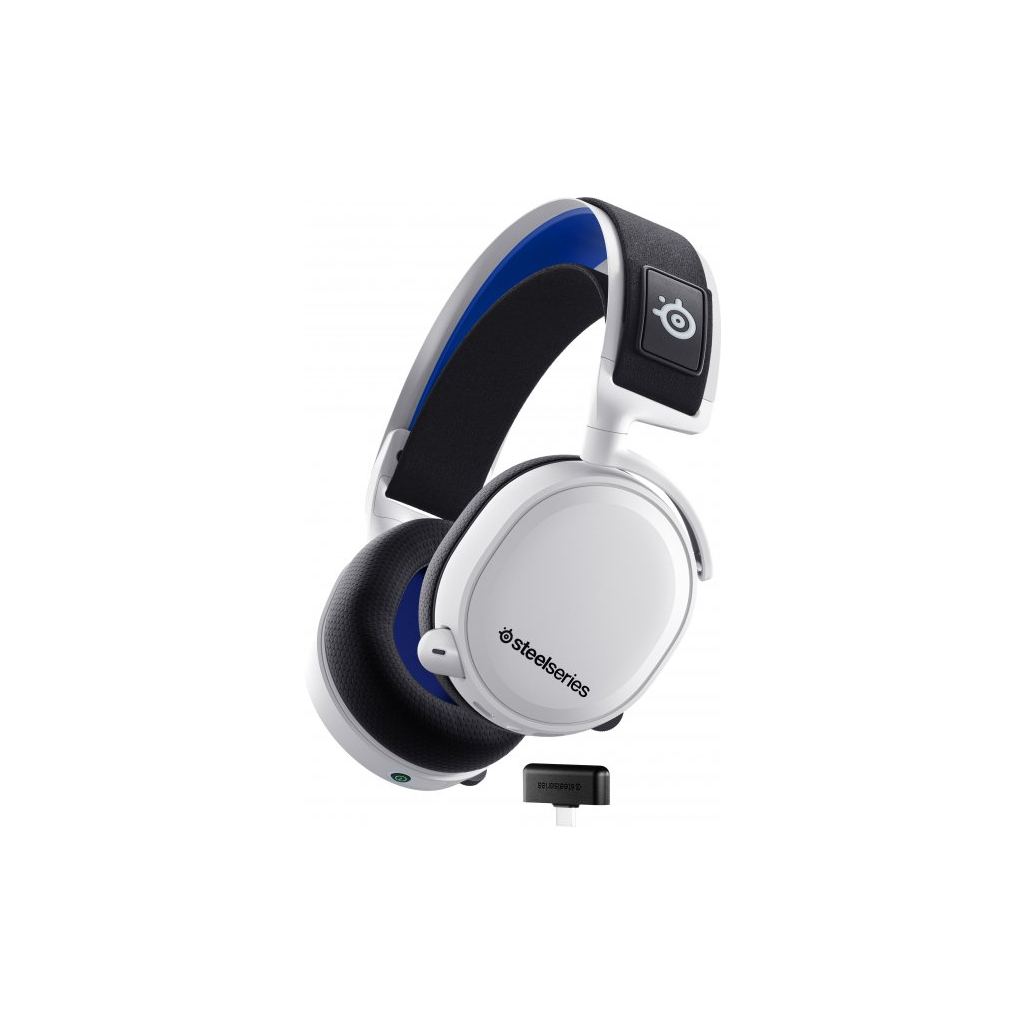 Навушники SteelSeries Arctis 7P+ for PS5 White (SS61471) - зображення 2