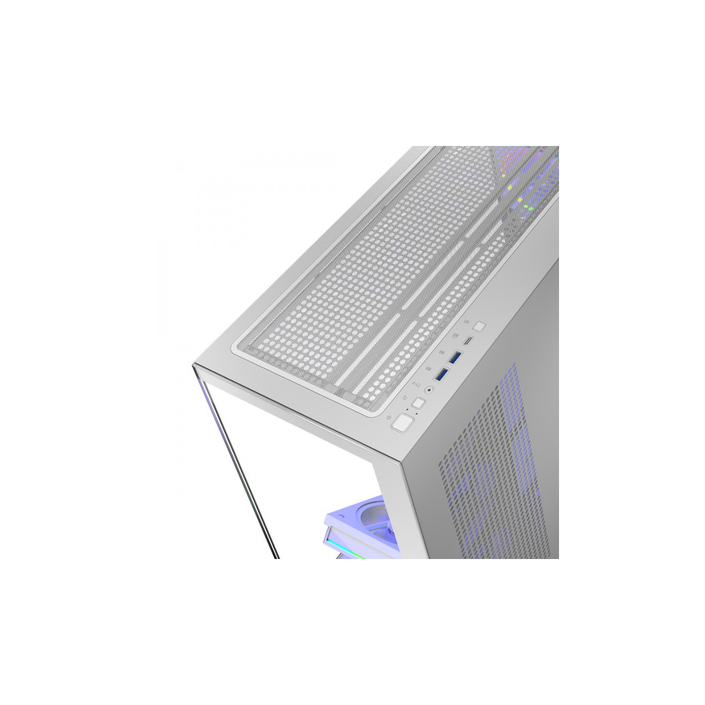 Корпус Modecom VOLCANO STELLAR ARGB MIDI 5x120mm fans WHITE (AT-STELLAR-5F-ARGB-20) - зображення 9