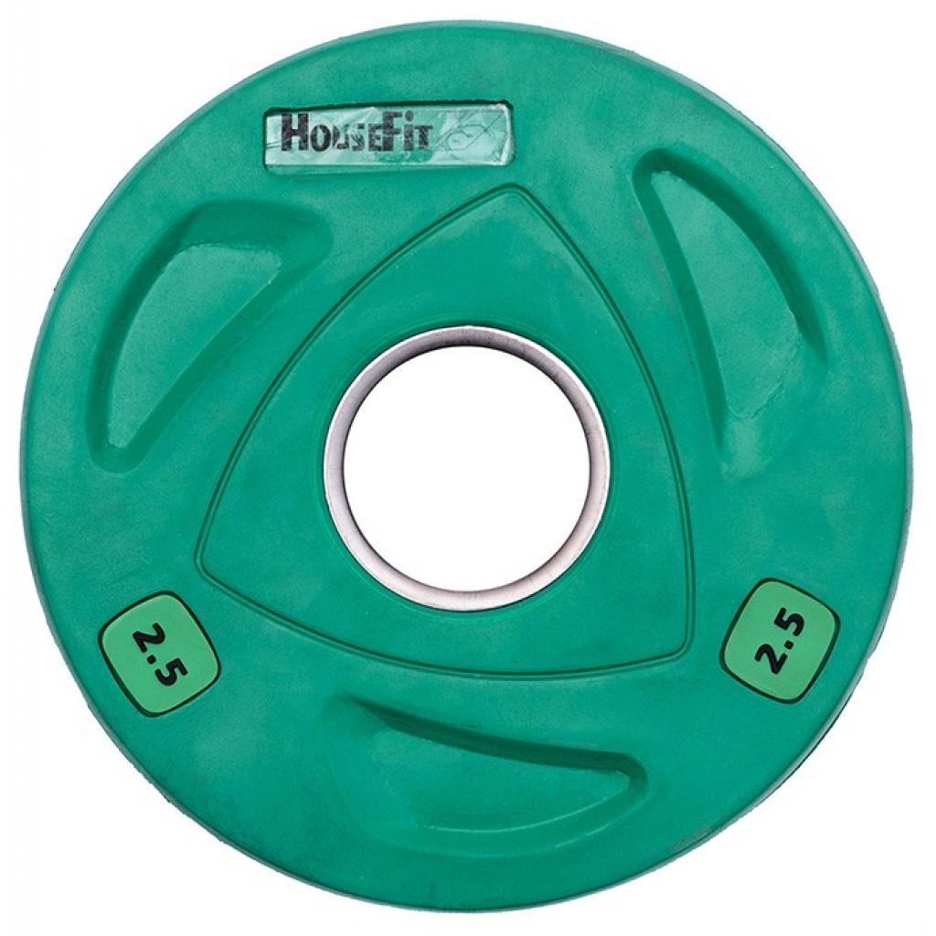Диск для штанги HouseFit олімпійський 2,5кг (OR-102-2.5) - зображення 1