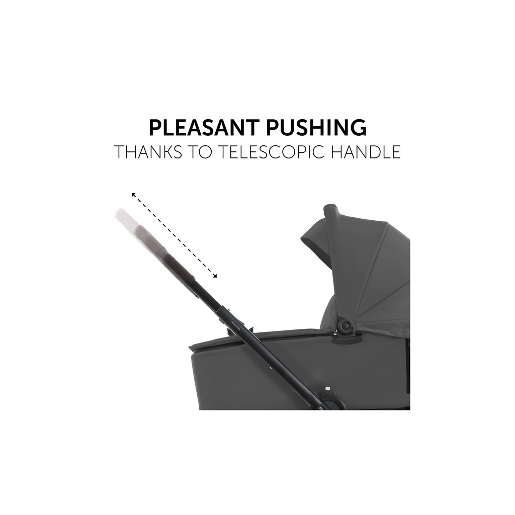 Коляска Hauck 2 в 1 Walk N Care Air (Dark Grey) (16548-5) - зображення 9