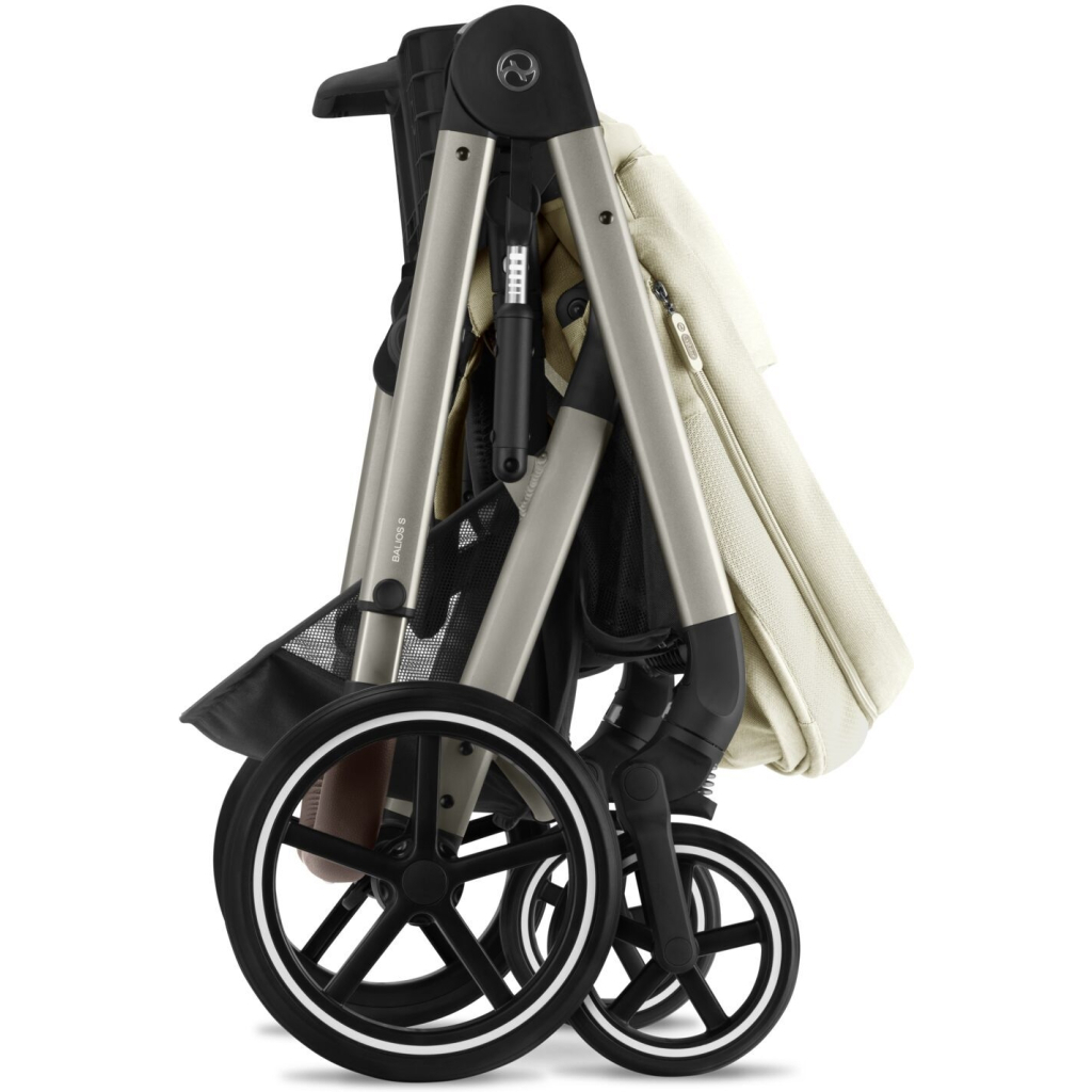 Коляска Cybex Balios S Lux TPE Seashell Beige (з бампером) (522002565) - зображення 6