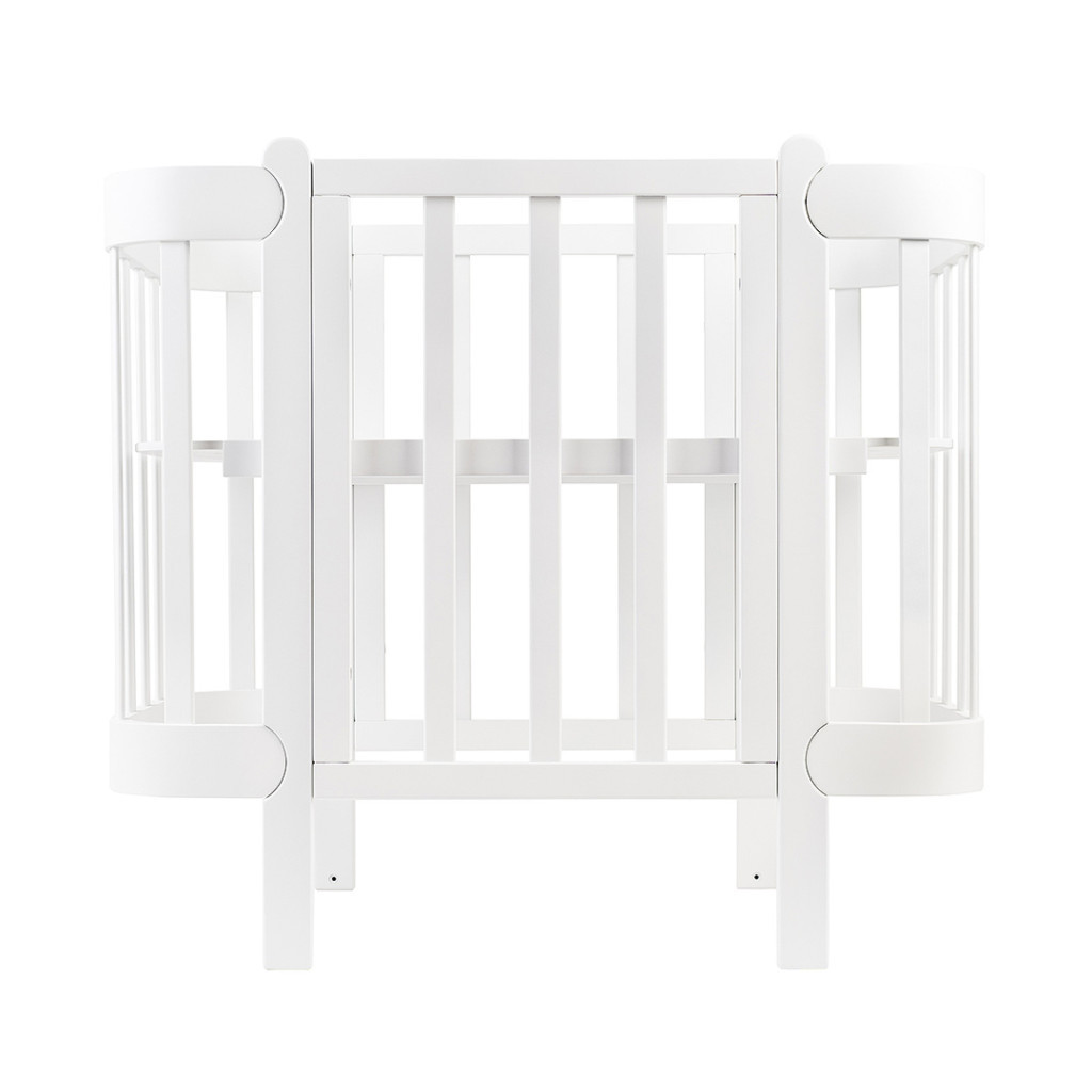 Ліжечко Ingvart трансформер Nika 60 з опускною боковинкою (60х94, 60х120) біле (319003) - зображення 1