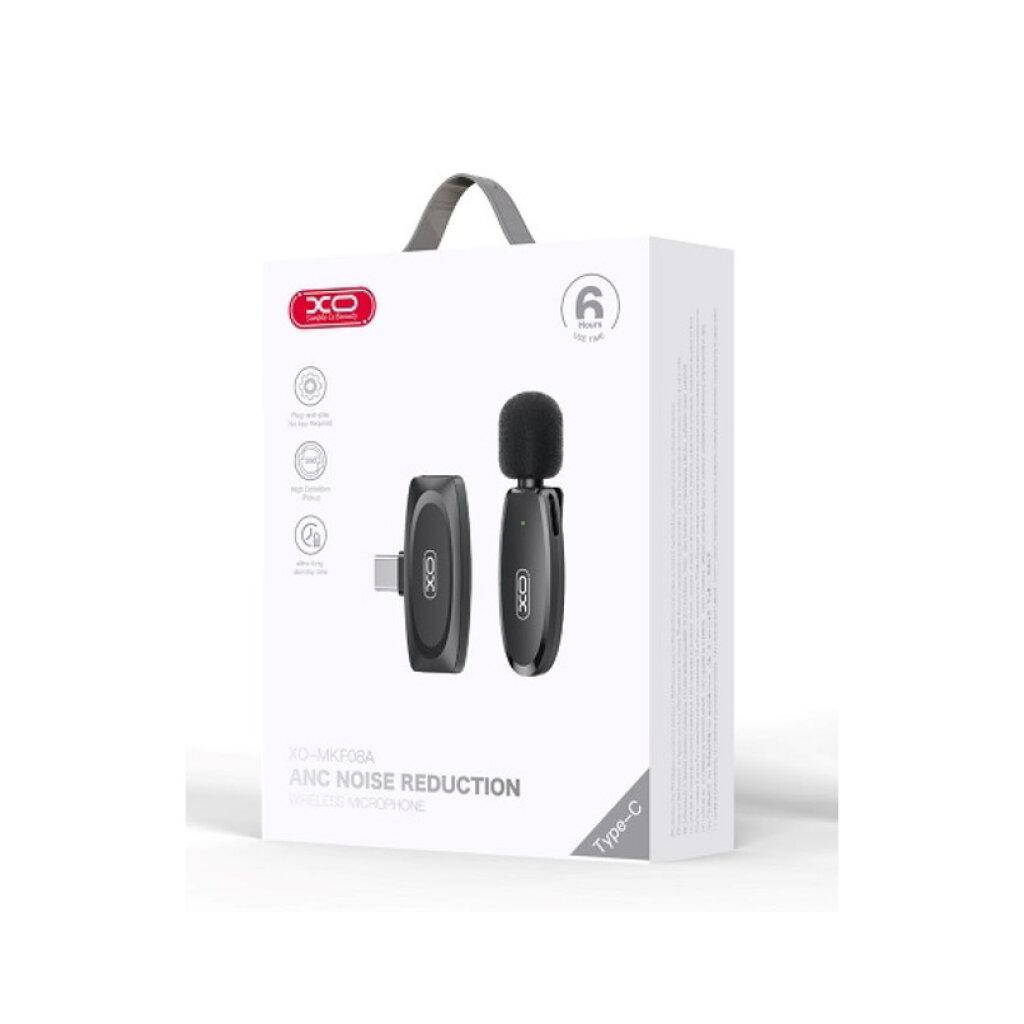 Мікрофон XO MKF08A з придушенням шуму Type-C Black (XO-MKF08A-TC) - зображення 3