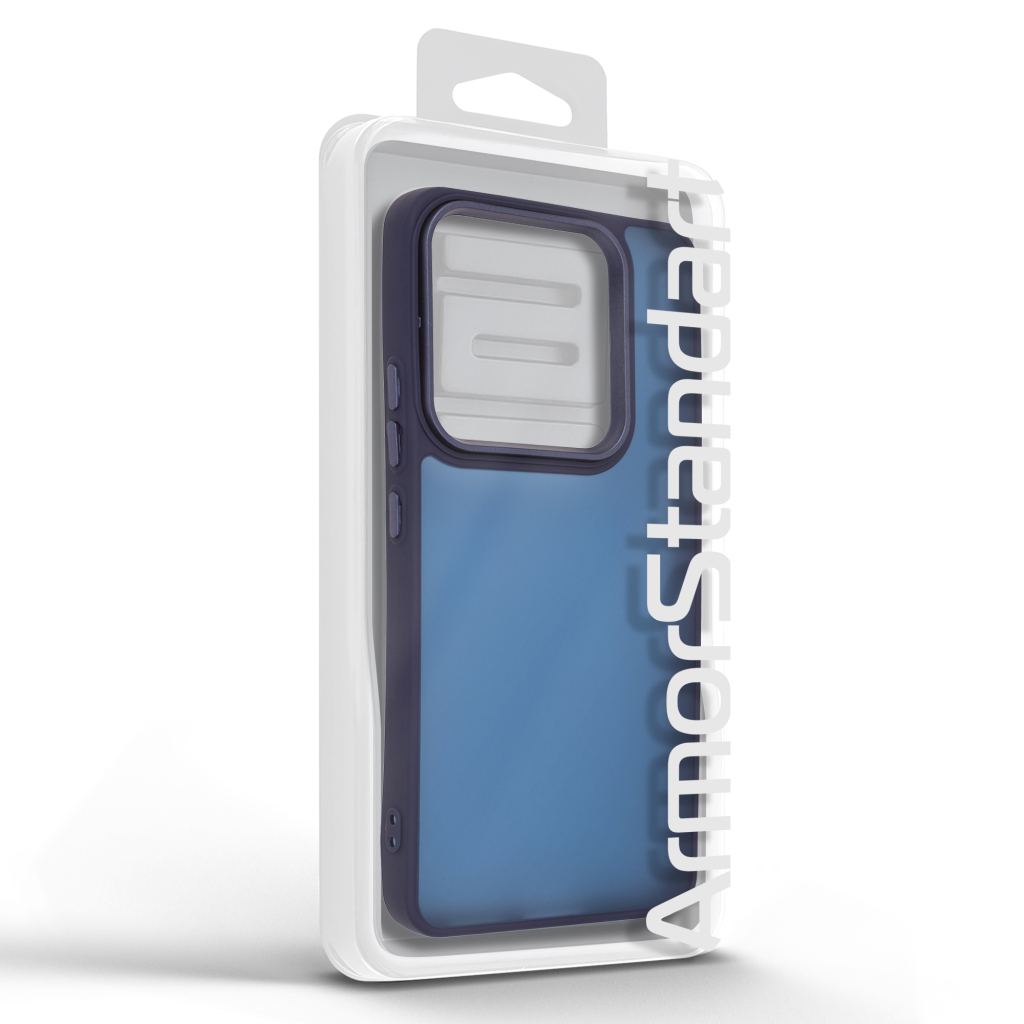 Чохол до мобільного телефона Armorstandart Frame Xiaomi Redmi Note 14 4G Blue (ARM82444) - зображення 3