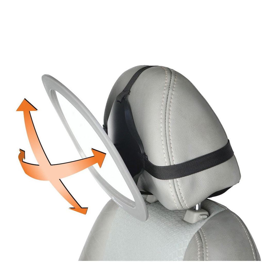 Додаткове дзеркало заднього огляду DreamBaby EZY-FIT Grey (G1228BB) - зображення 2