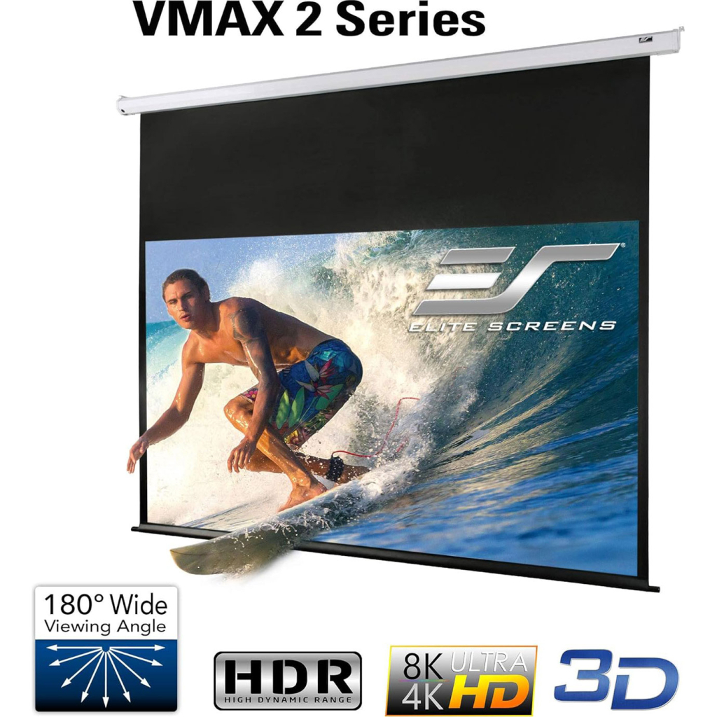 Проекційний екран Elite Screens VMAX135XWH2-E24 - зображення 3