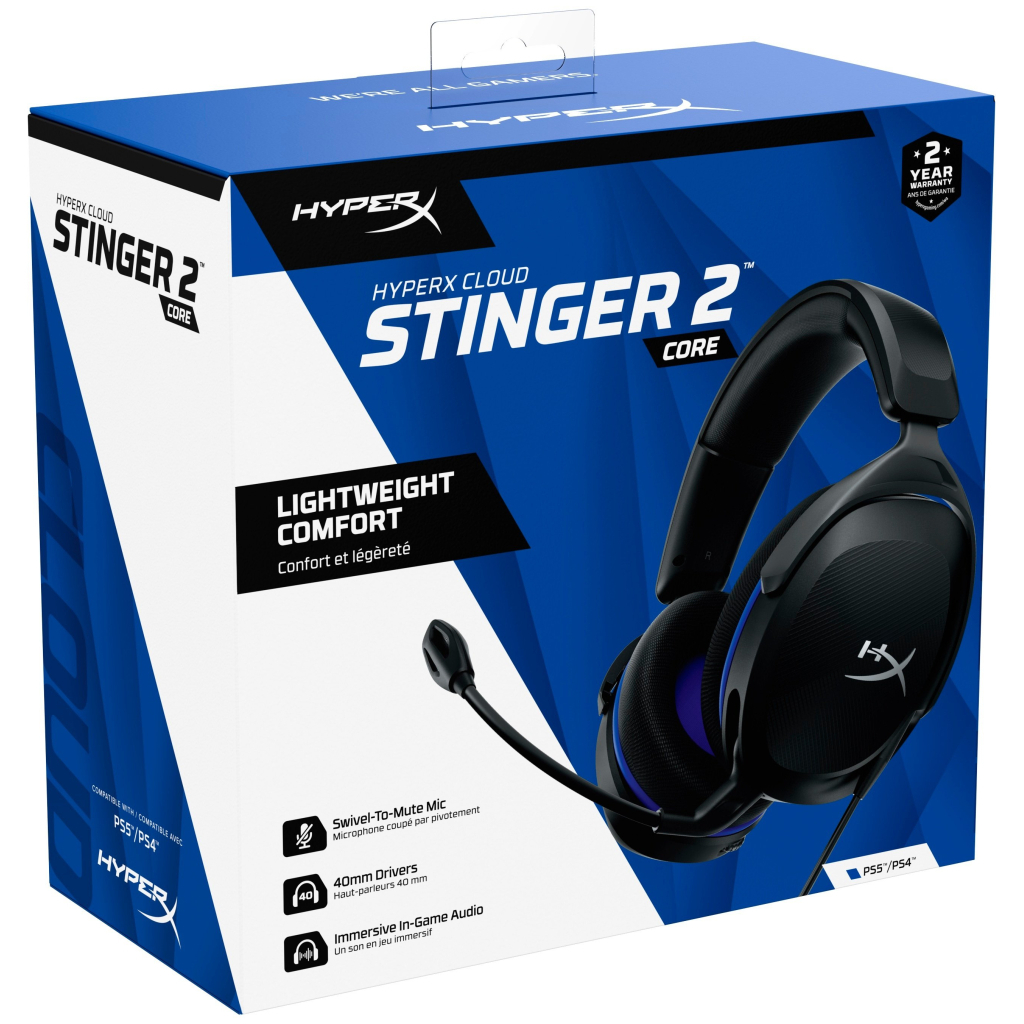 Навушники HyperX Cloud Stinger 2 Core for PlayStation Black (6H9B6AA) - зображення 7