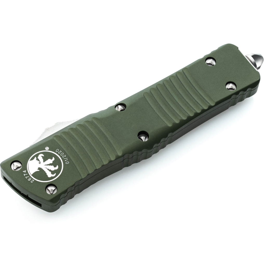 Ніж Microtech Combat Troodon Double Edge Stonewash OD Green (142-10OD) - изображение 4