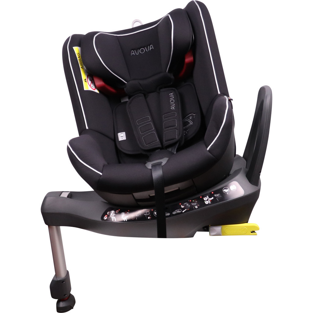 Автокрісло Avova Swan-Fix 0-25 кг Pearl Black (4260621466098) - зображення 3