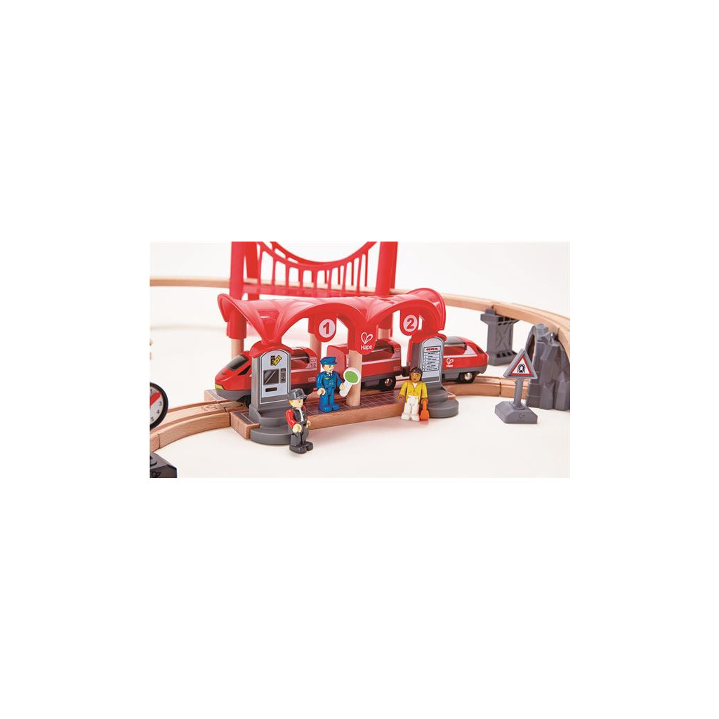 Залізниця Hape Місто 51 елемент (E3730) - зображення 6