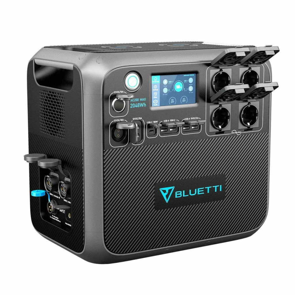 Зарядна станція BLUETTI 2200W AC200MAX Solar (AC200MAX) - зображення 6