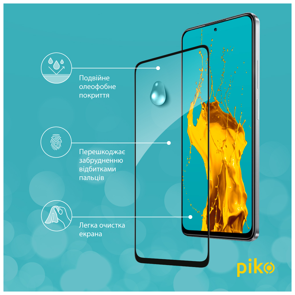 Скло захисне Piko Full Glue Xiaomi Redmi Note 11S Black (1283126522758) - зображення 4