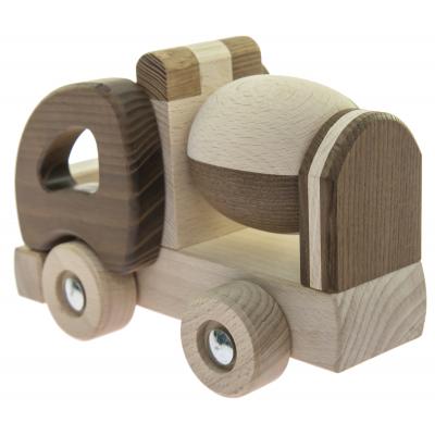 Спецтехніка Goki деревянная Бетономешалка натуральный (55912) - зображення 3