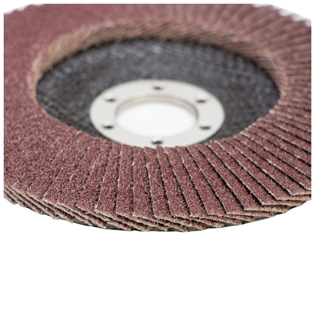 Круг зачистний Sigma пелюстковий торцевий Т29 (конічний) 125мм P60 (9172631) - зображення 4