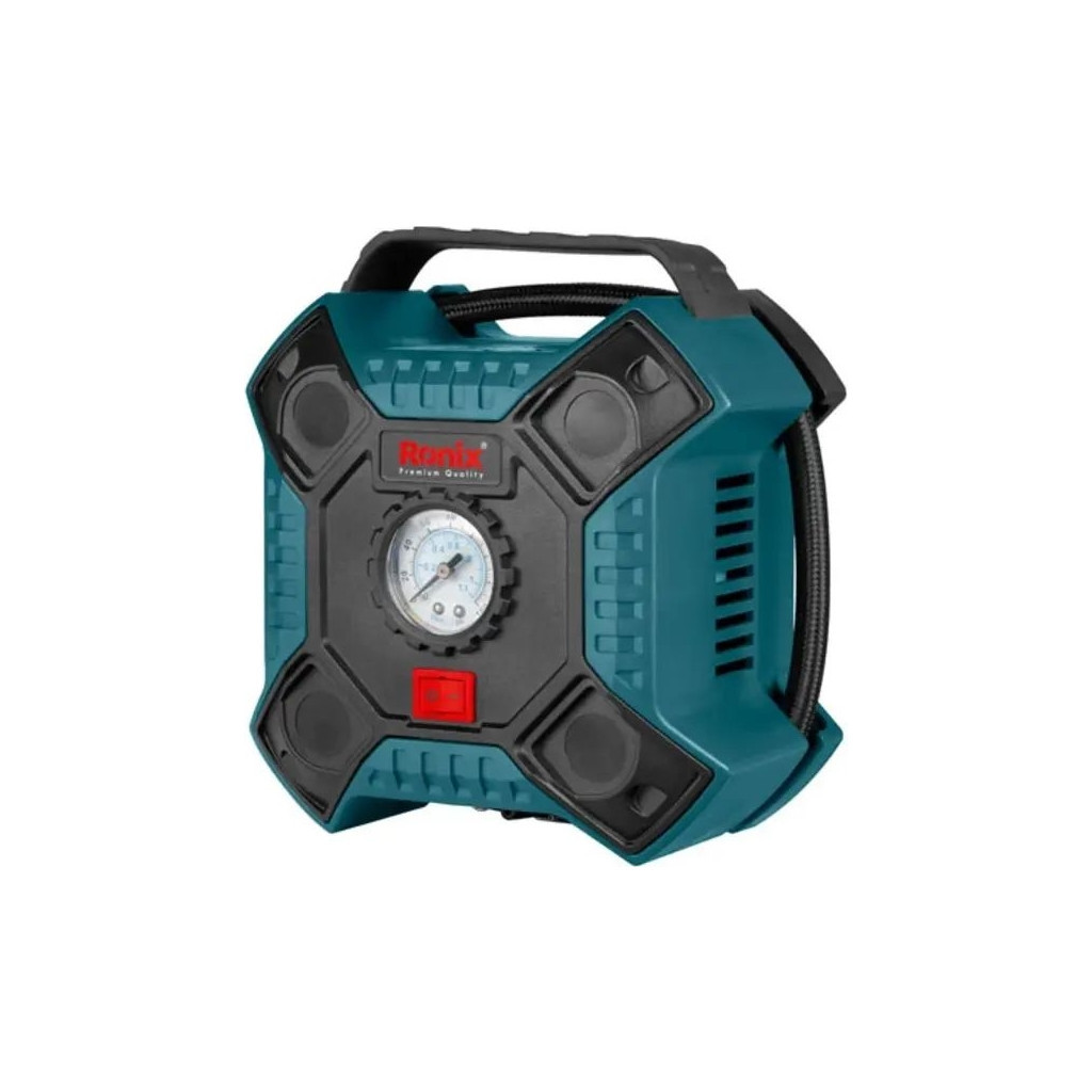 Автомобільний компресор Ronix 12В, 160 PSI, 11 бар, 1100 кПа (RH-4263) - изображение 1