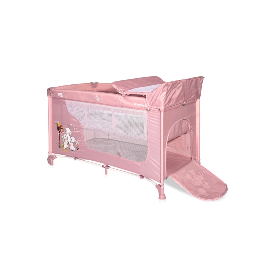 Дитячий манеж Bertoni/Lorelli MOONLIGHT 2L beige rabbi - зображення 3