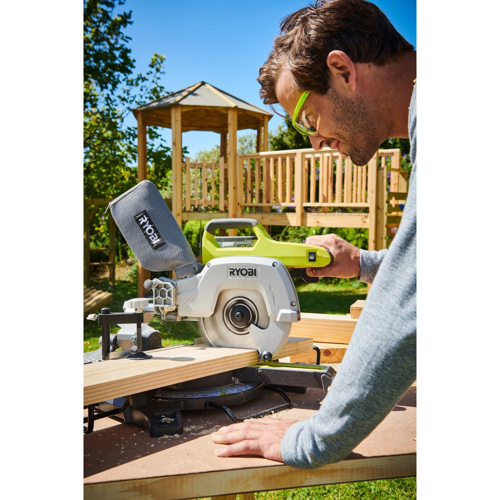 Торцювальна пила Ryobi ONE+ R18MS216-0 18V, 216мм, лазер (без АКБ та ЗП) (5133003597) - изображение 10