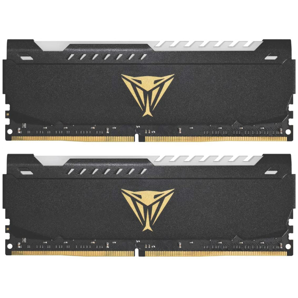 Модуль пам'яті для комп'ютера DDR4 16GB (2x8GB) 3600 MHz Viper Steel RGB Black Patriot (PVSR416G360C0K) - зображення 2