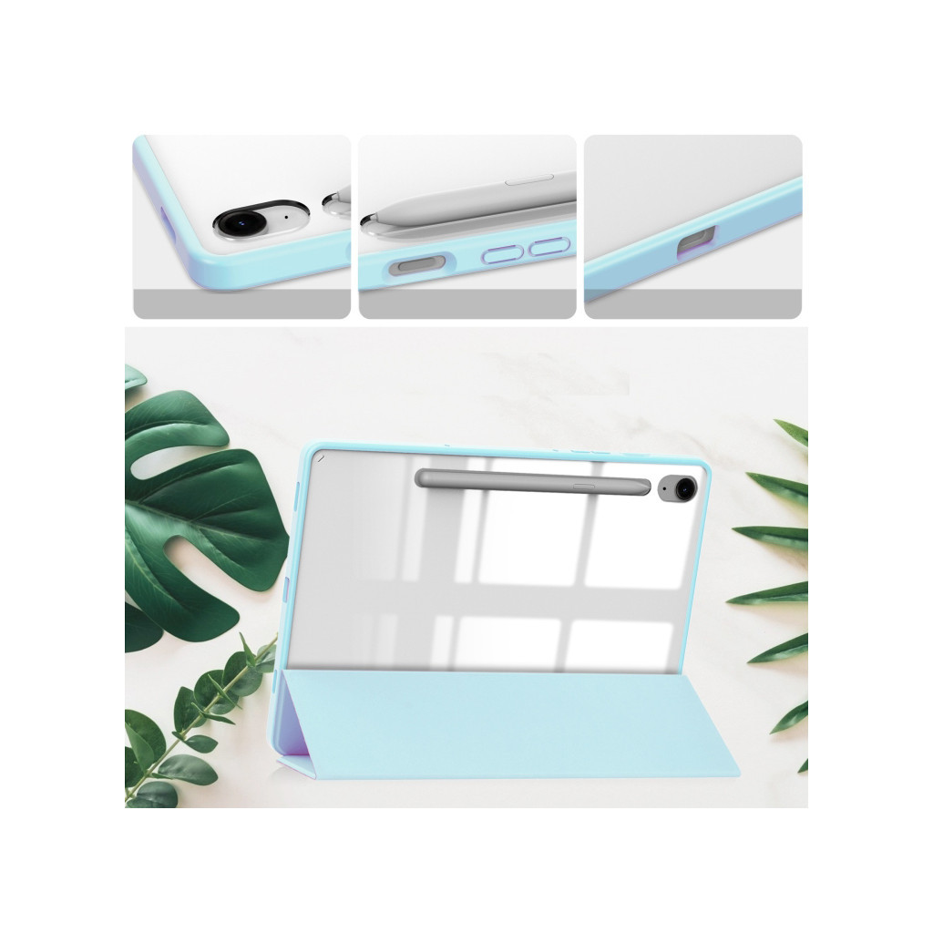 Чохол до планшета BeCover Soft Edge stylus holder Samsung Tab S9 (SM-X710/SM-X716)/S9 FE (SM-X510/SM-X516B) 11.0" Light Bl (710441) - зображення 4
