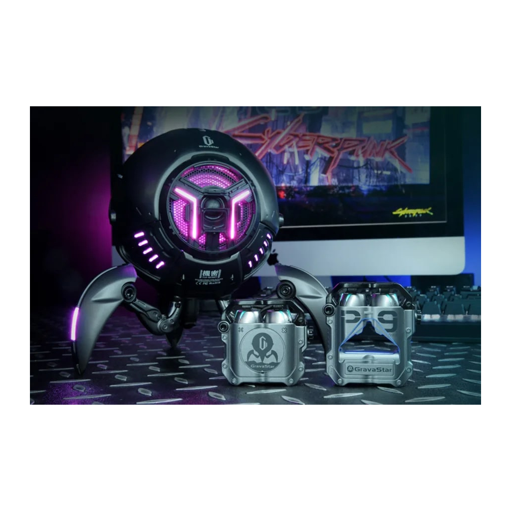 Навушники GravaStar Sirius Pro TWS BT 5.2 Battle-Worn Gray (GRAVASTARP9_WDG) - зображення 3