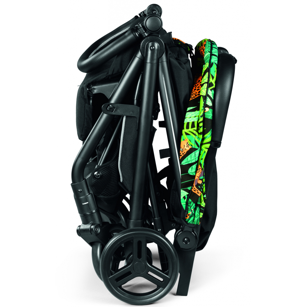 Коляска Peg-Perego Selfie Jaguars чорна з тропічним малюнком (IP22000000JL24RO01) - зображення 5