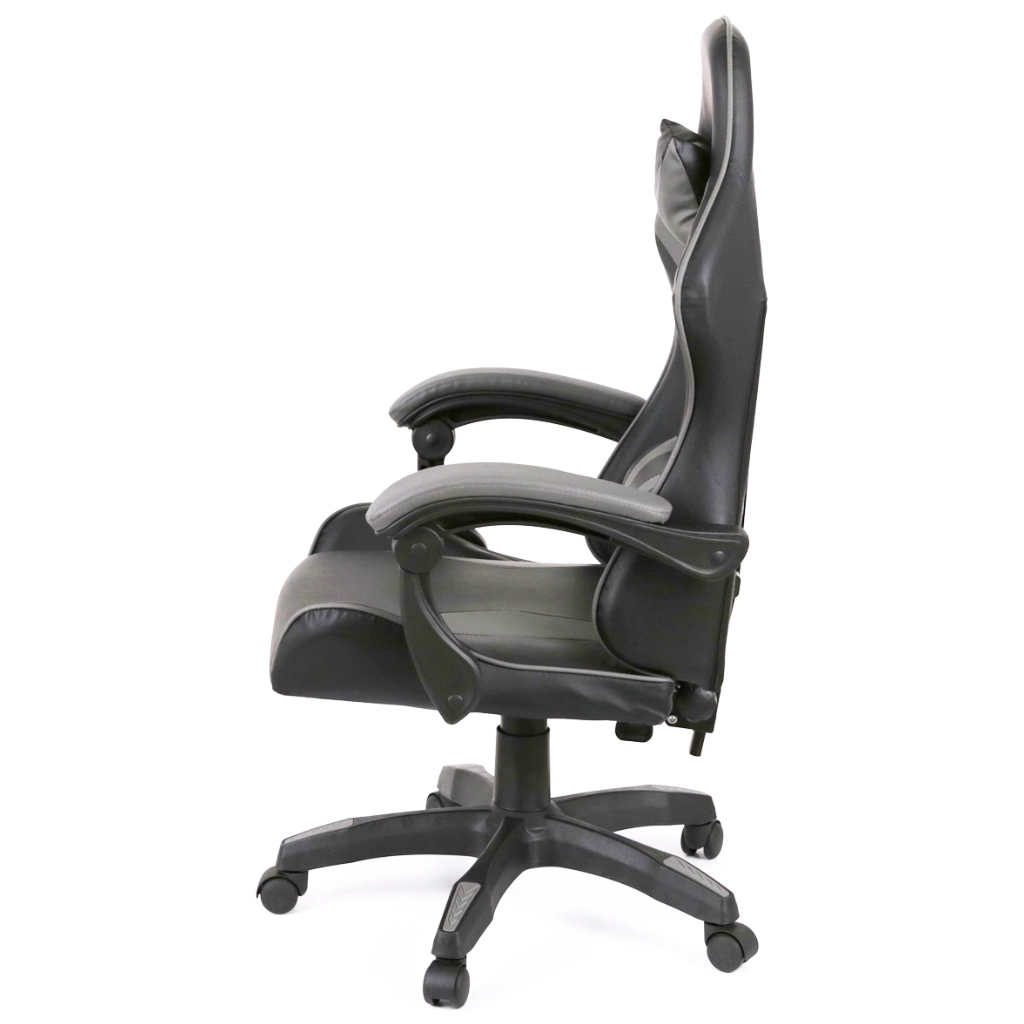 Крісло ігрове Аклас Бешкет ANF підліткове Чорний (PU-чорний/сірий) (00160338) - зображення 3