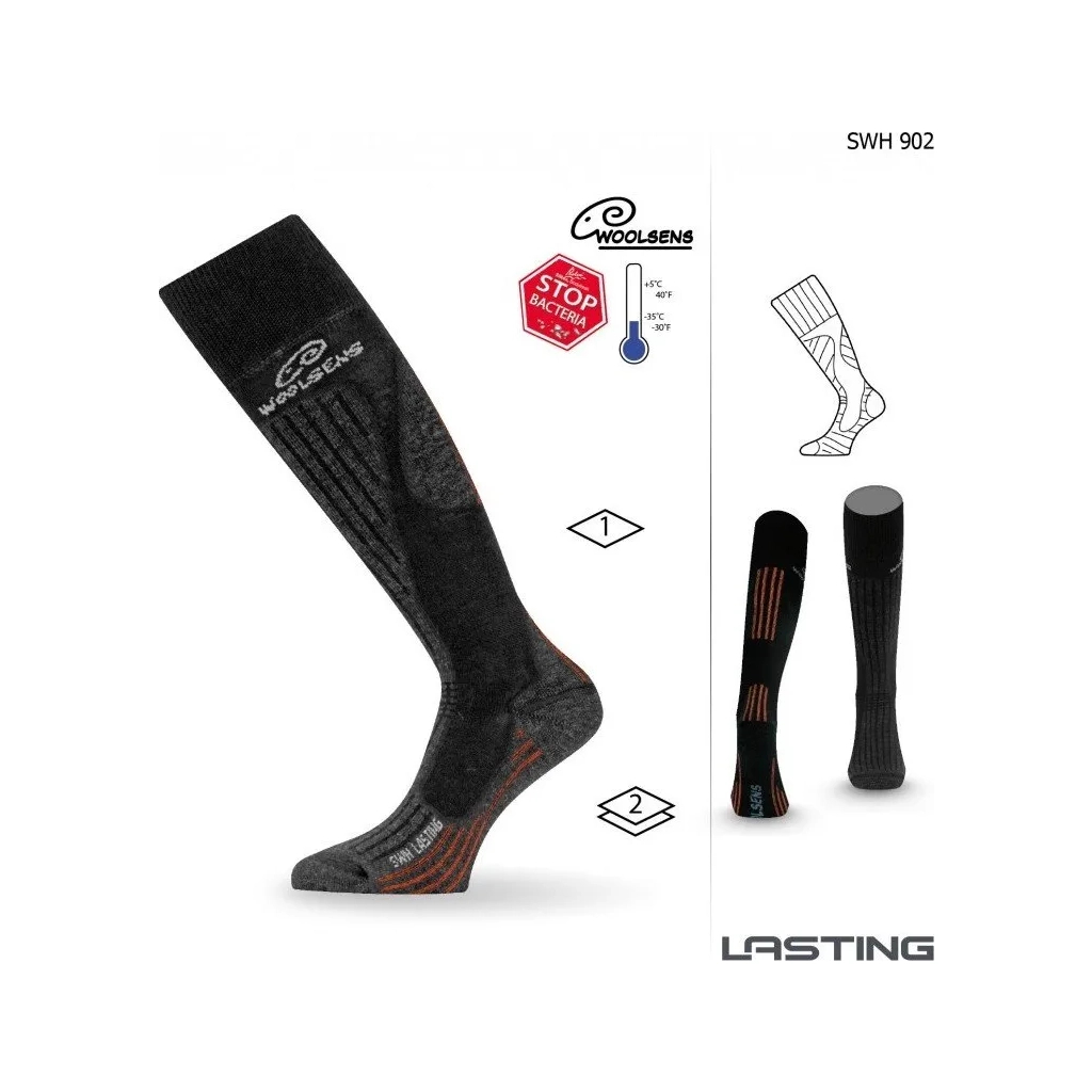 Термошкарпетки Lasting лижі SWH 902 XL (002.003.2246) - зображення 2