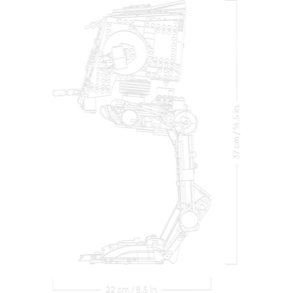 Конструктор LEGO Star Wars Крокохід AT-ST (75417-) - зображення 9