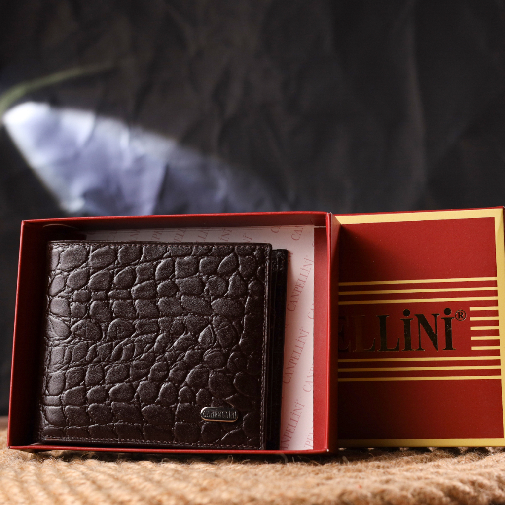 Гаманець Canpellini З натуральної шкіри Коричневий (21583) - зображення 10