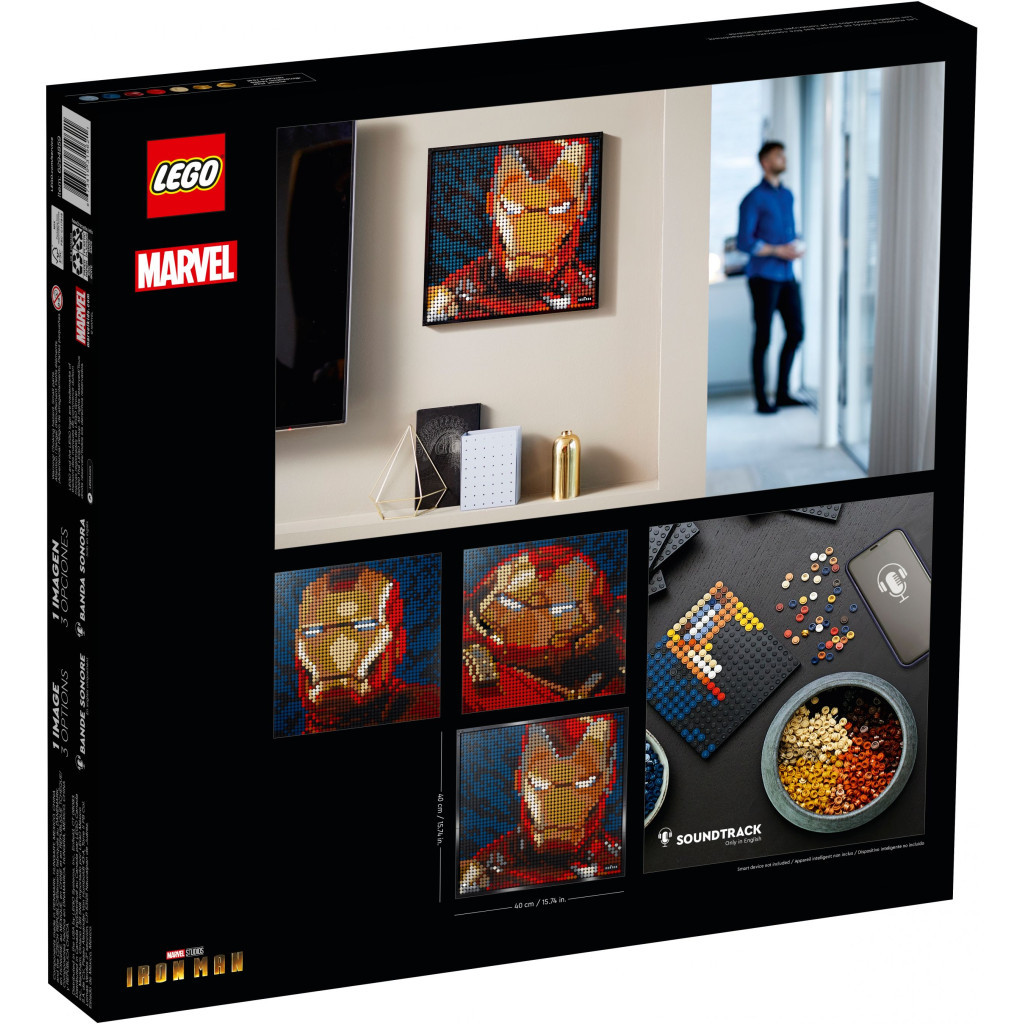 Конструктор LEGO Art Залізна Людина Marvel Studio (31199) - зображення 10