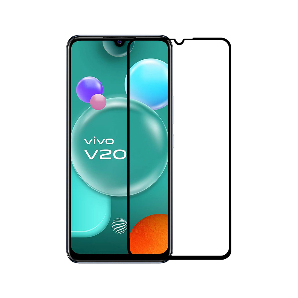 Скло захисне PowerPlant Full screen Vivo V20, Black (GL609451) - зображення 1